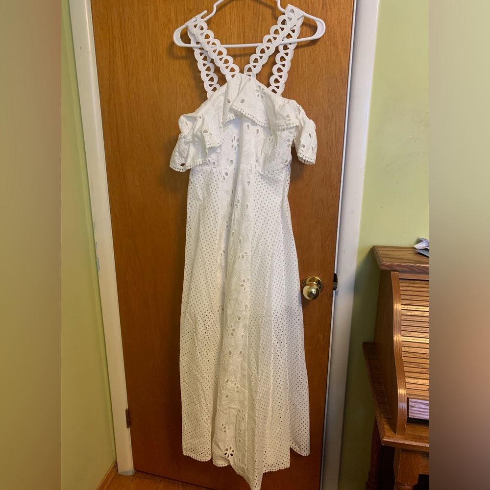 Cottagecore white dress